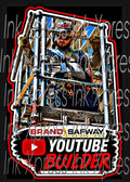 Funny custom Scaffolding hardhat sticker
