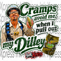 Cramps avoid my Dilley